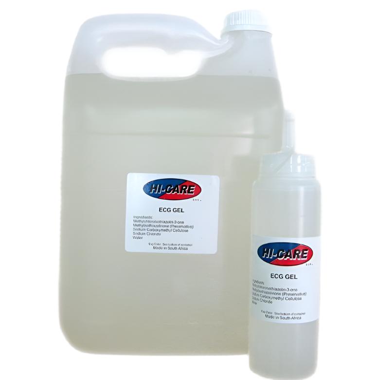 Hi-Care ECG Gel – 250ml & 5L | Conductive Medical Gel