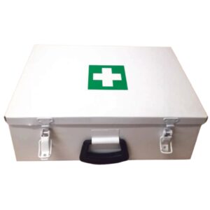 Factory First Aid Kit - Empty Metal Box, OSHA Complian