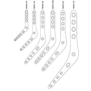 Feline & Canine Medial Pantarsal Arthrodesis Plates with T4 Slot