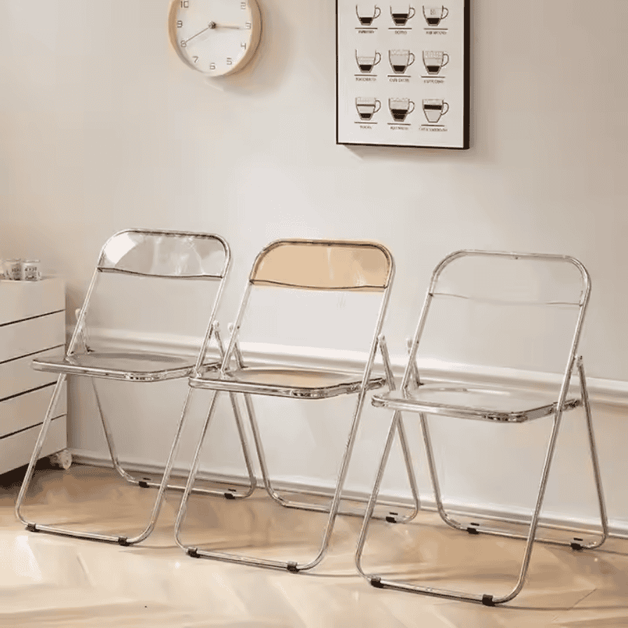 Norma Transparent Folding Chair