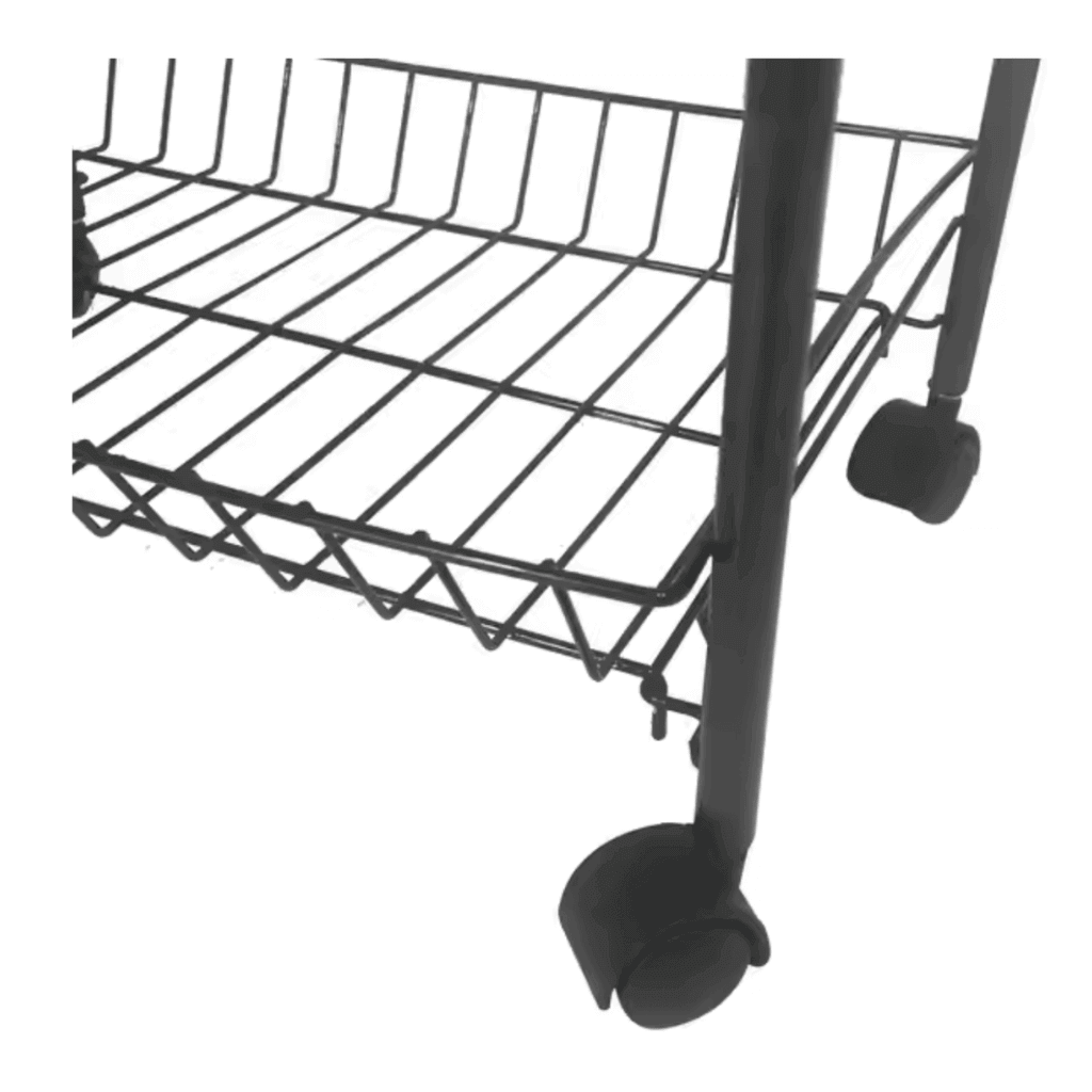 Storage Cart - Fruit and Veggies Black - Image 4