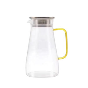 Borosilicate Glass Kettle with Gold Handle - 1.8l