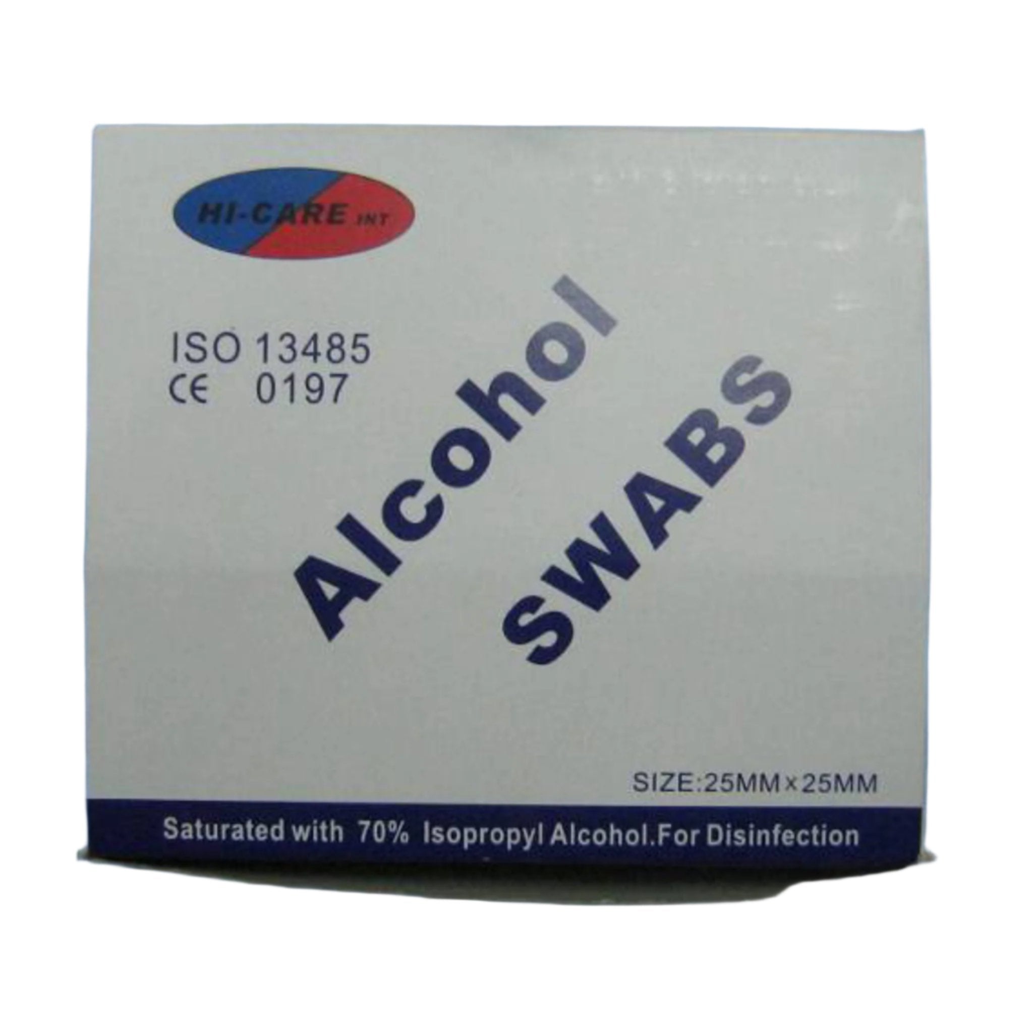 Hi-Care Alcohol Swabs 200ct – 70% Isopropyl Alcohol