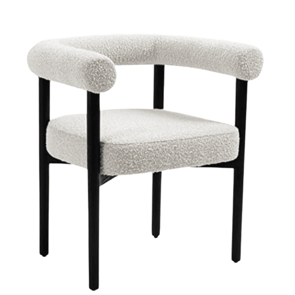 Horseshoe Boucle chair - Image 2
