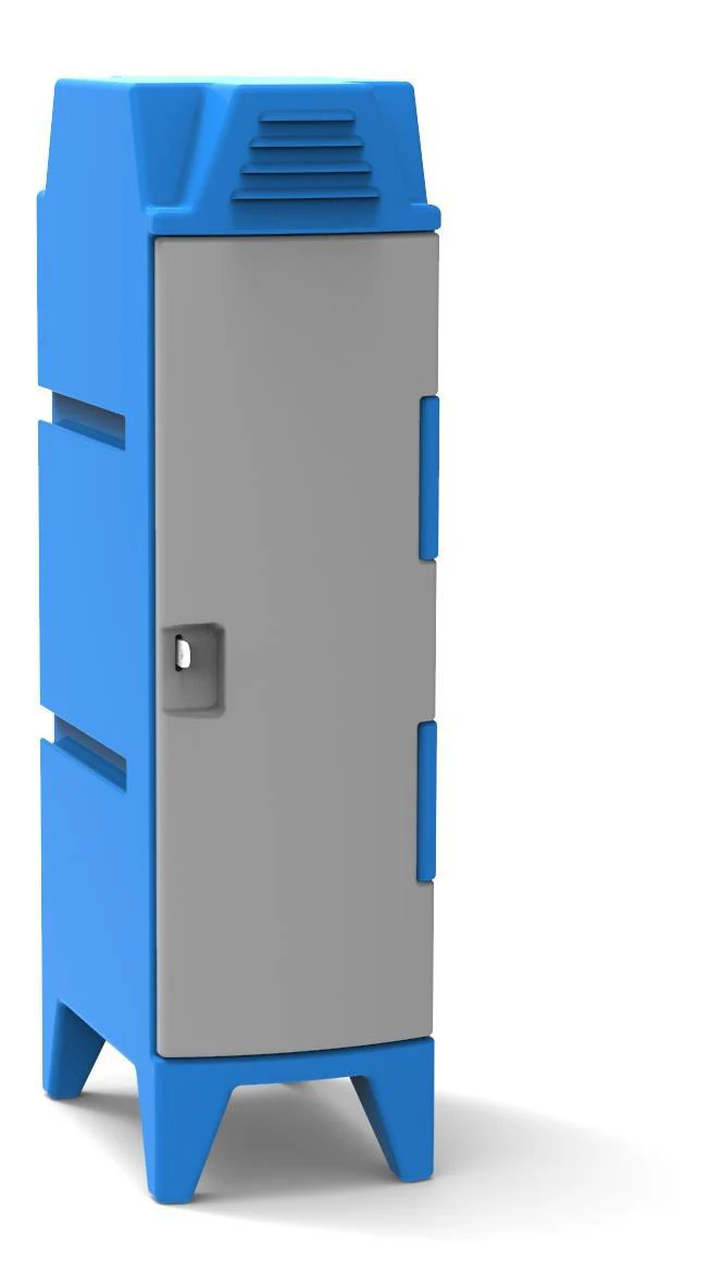 Plastic Clothing Locker – 300mm(W) x 475mm(L) x 1120(H) - Image 2