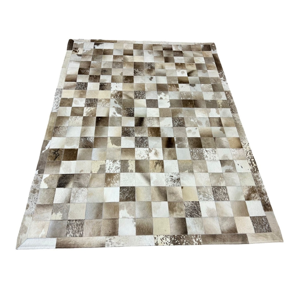 Rugs - Hide Leather Patchwork Carpet - Image 4