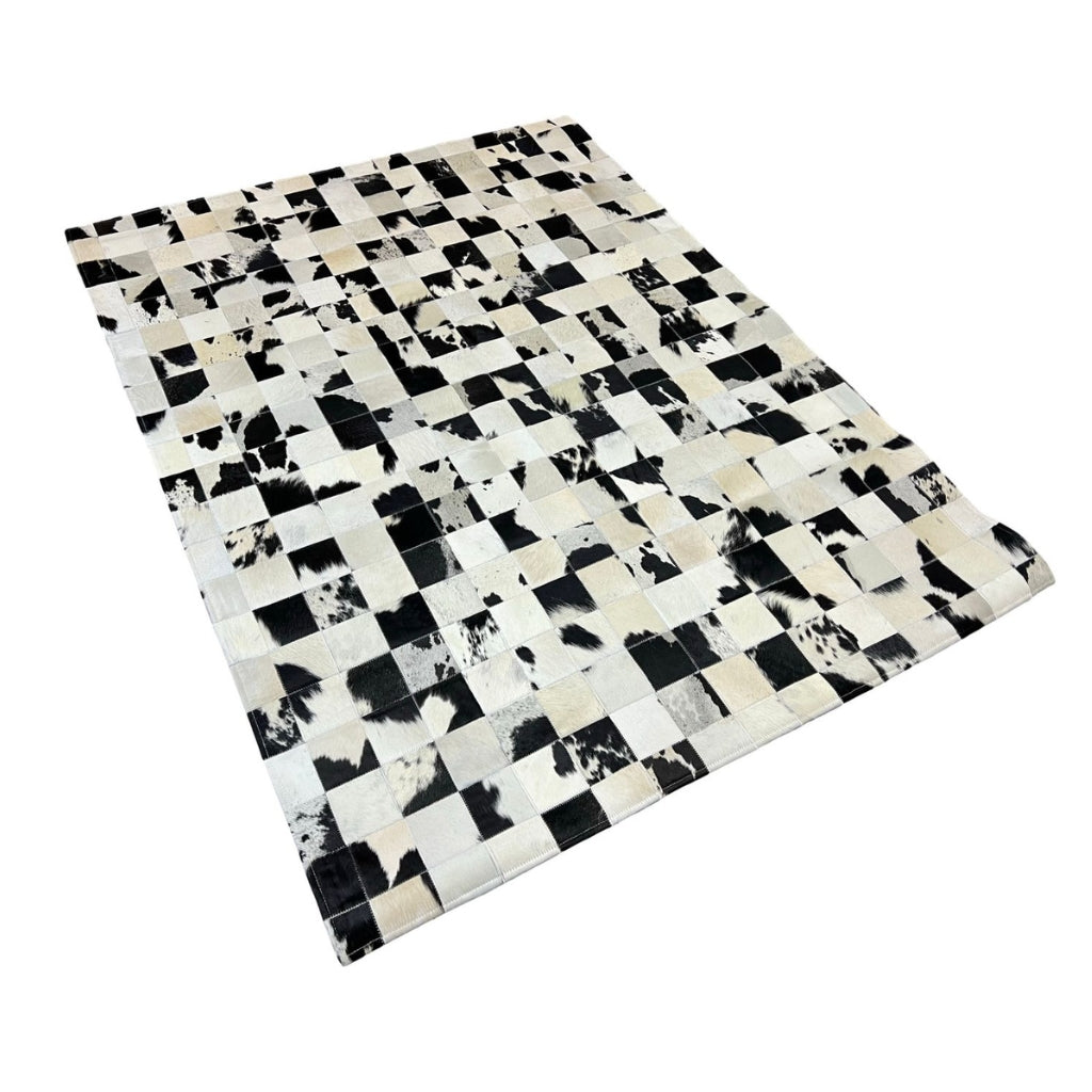 Rugs - Hide Leather Patchwork Carpet - Image 3
