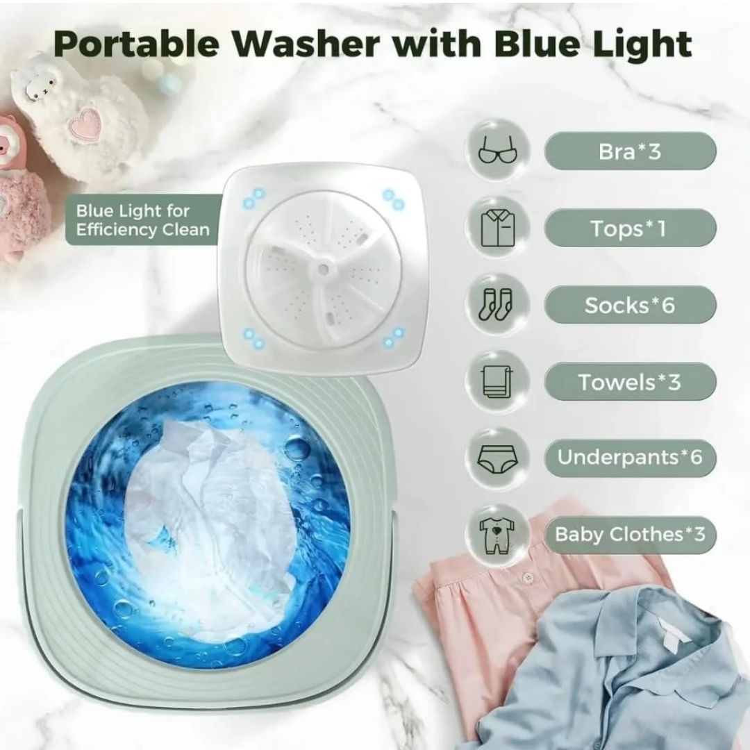 Maxtop - Portable Folding Mini Washing Machine - Image 6