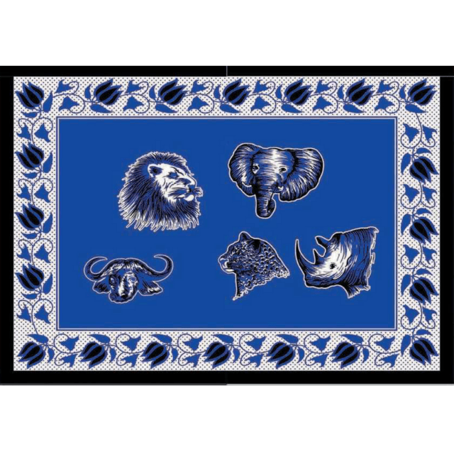 Fabric - Animal Khanga / BIG 5 - Image 2