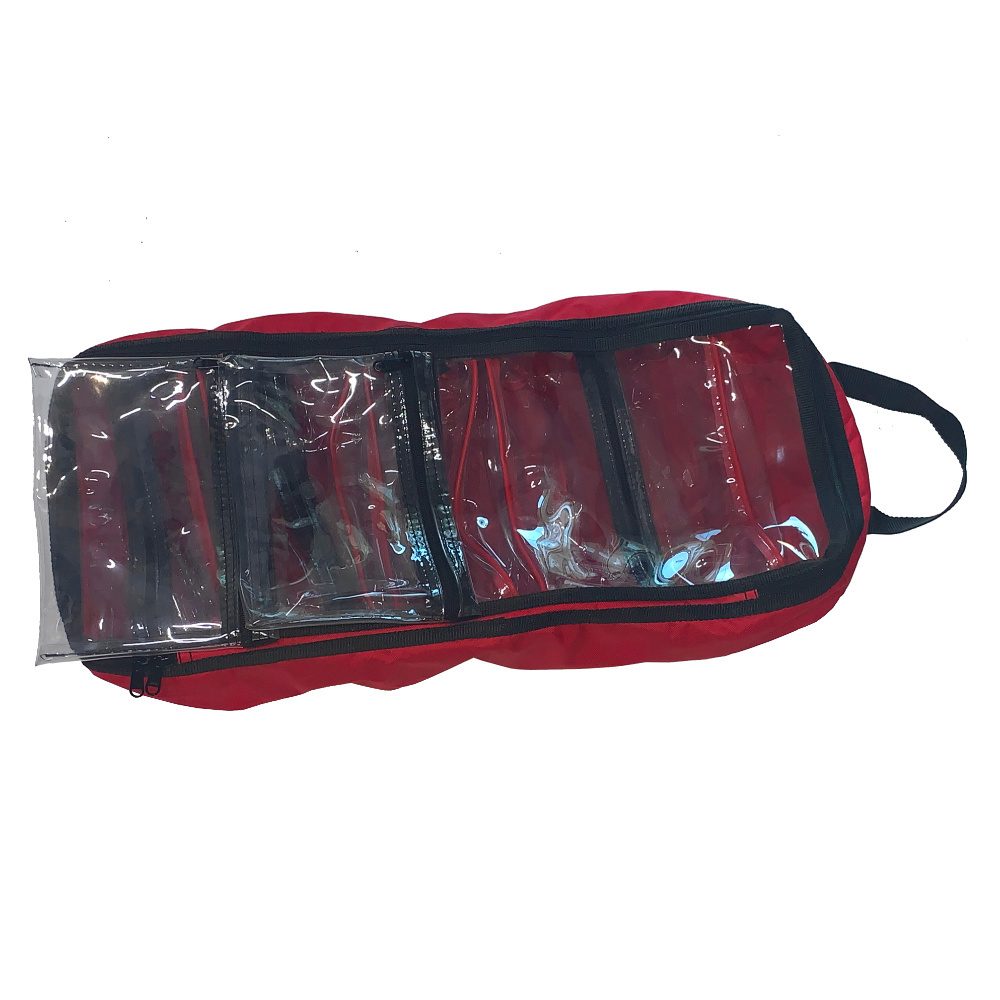 WALL MOUNT MEDICAL BOX + REMOVABLE BACKPACK White / Clear Lid - Image 3