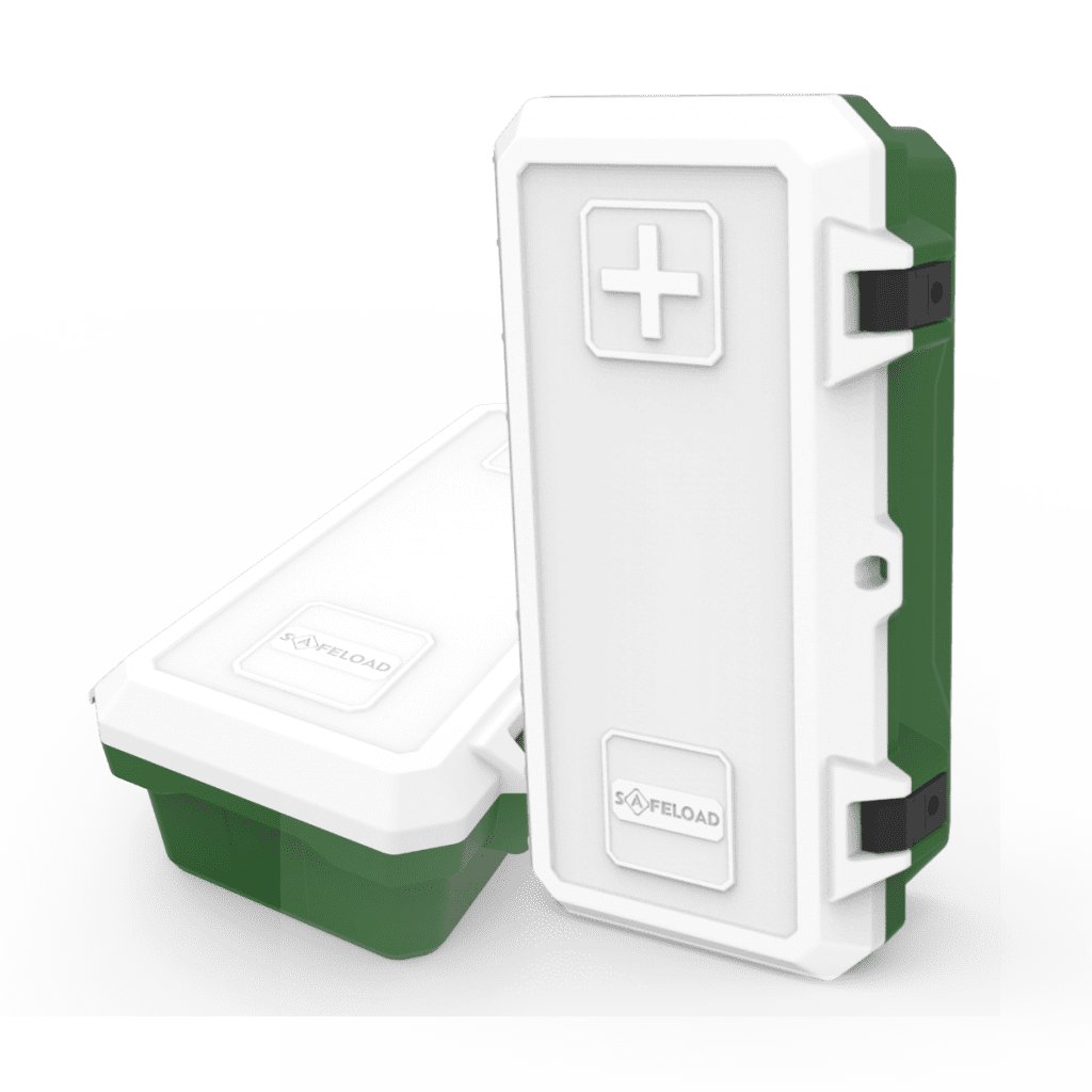 WALL MOUNT MEDICAL BOX White / Clear Lid