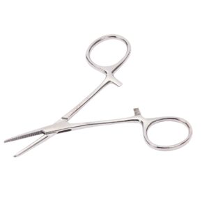 Micro Halstead Mosquito Forceps - Toothed Tips (German Import)