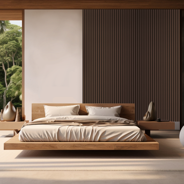 Slatted Indoor Wall Panel - Trio