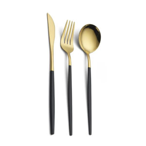 Cutlery Sets - Modern 3pc Gold