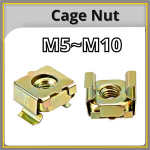 Nuts Cage Yellow Zinc M5 – M10 (Packs of 100)