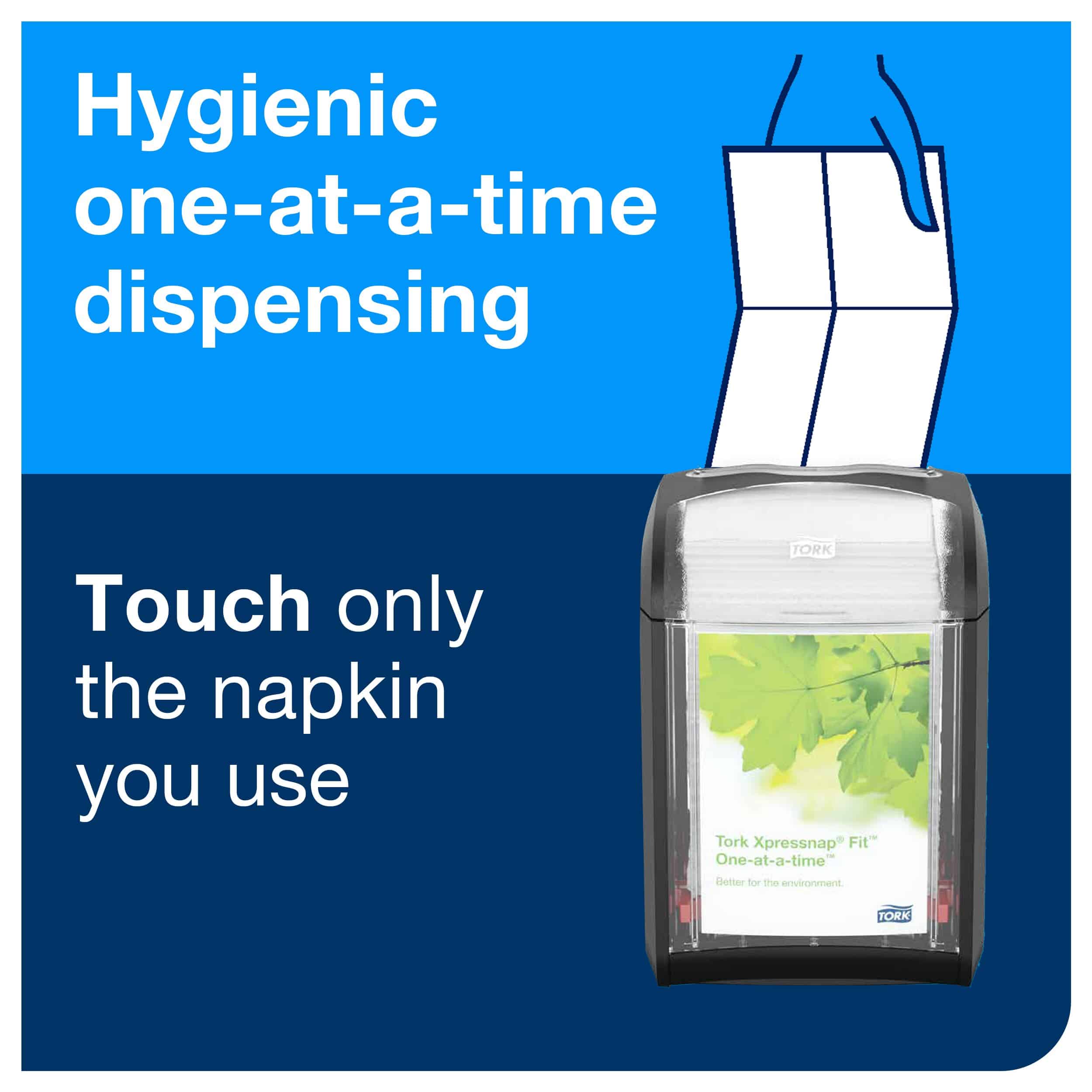 Tork Xpressnap Fit White Dispenser Napkin Refill (6 Packs of 720) - Image 4