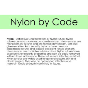 Scimitar Nylon Sutures – Non-Absorbable Monofilament
