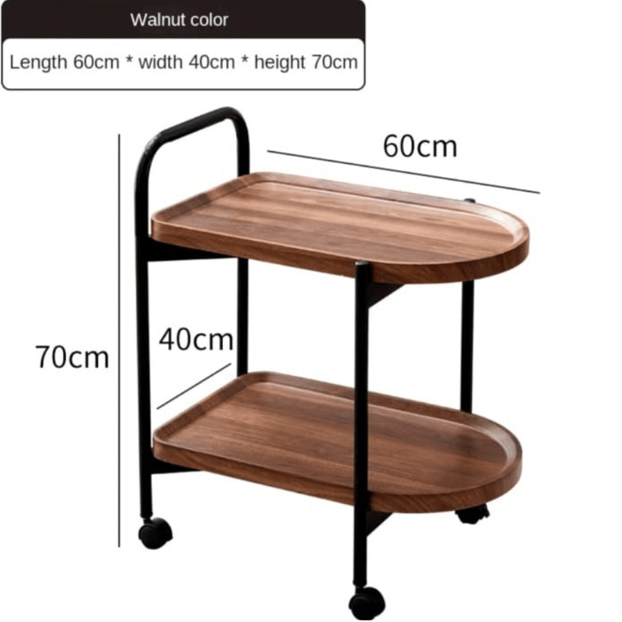 Elegant Wooden Server Trolley - Image 2