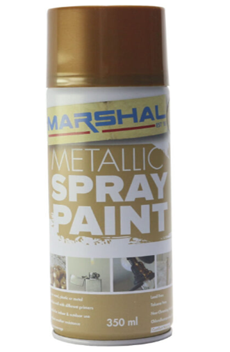 Spray Paint 18K Gold 350ml Marshal