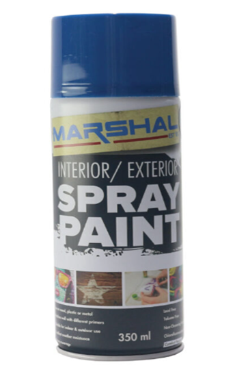 Spray Paint Royal Blue 350ml Marshal