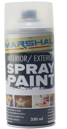Spray Paint Metallic Bronze 350ml Marshal