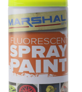 Spray Paint Fluorescent Yellow 350ml Marshal