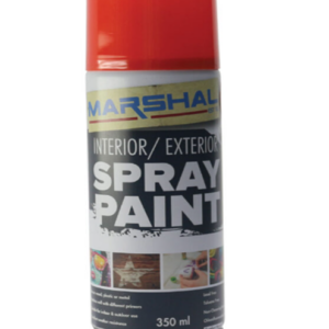 Spray Paint Fire Red 350ml Marshal