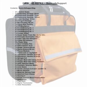 Paramedic Basic Life Support Bag (BLS) - Refill