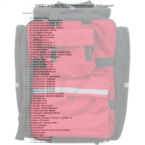 Paramedic Intemediate Life Support Bag (ILS) - Refill