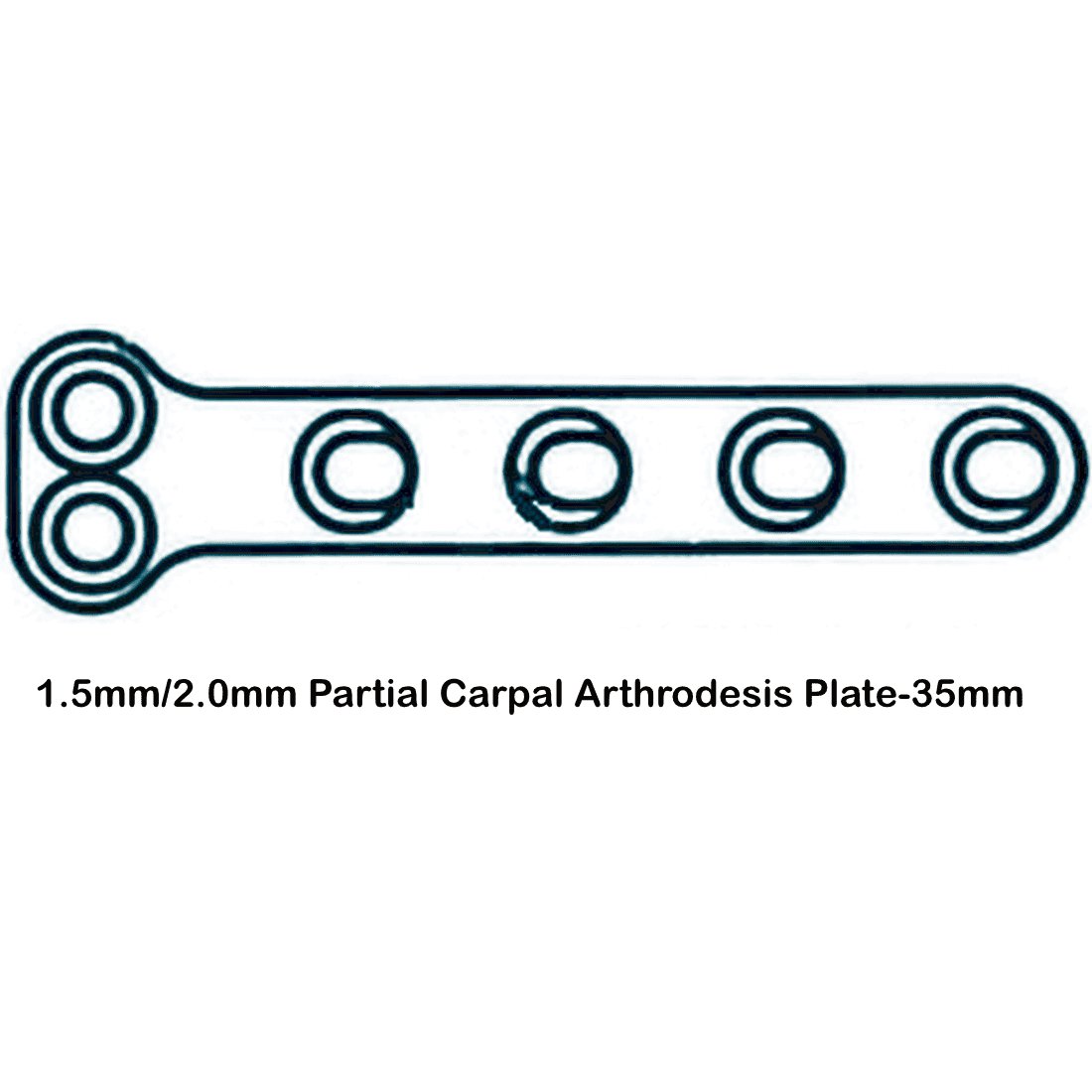 Partial Carpal Arthrodesis Plate - Image 2