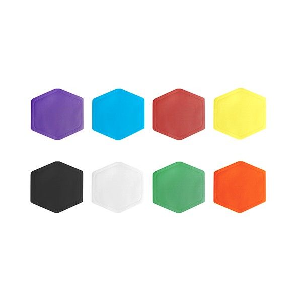PEDAL BIN STICKER RED, ORANGE, GREEN, PURPLE, BLUE, YELLOW, WHITE AND BLACK