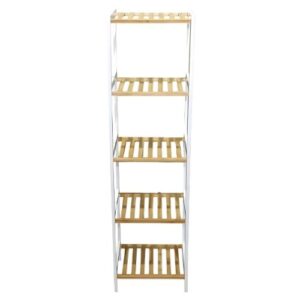 5 Tier Bamboo Storage Rack 130cm
