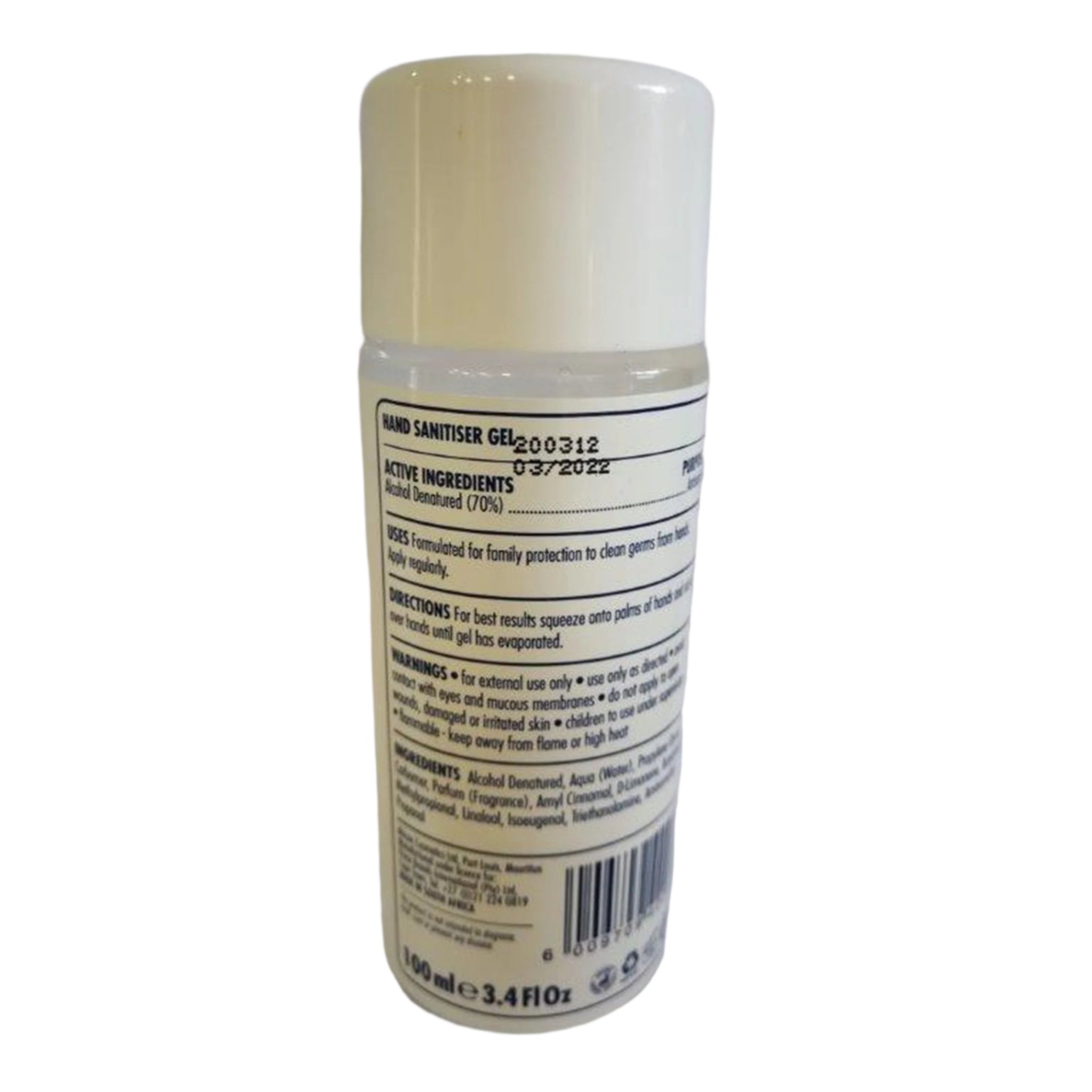 PROTECT Hand Sanitizer Gel 100ml - 70% Alcohol, Family Safe - Image 2
