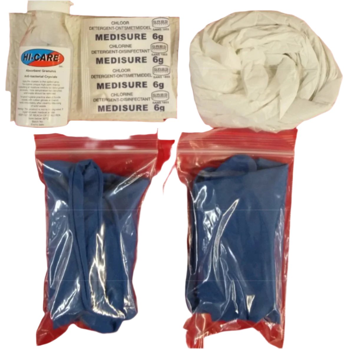 Regulation-7 Refill Bio-Hazard Body Fluid Kit