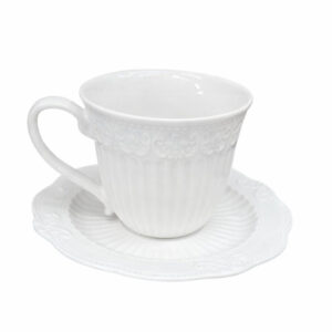 Bridgerton Vintage Tea Cup & Saucer Set – 6 Piece