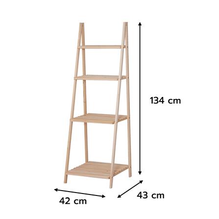 4 Tier Bamboo Storage Rack 40cm - Image 2
