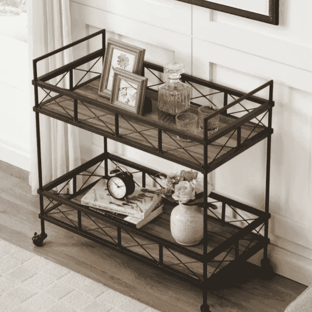Server Trolley - Sofia Bar Serving Cart