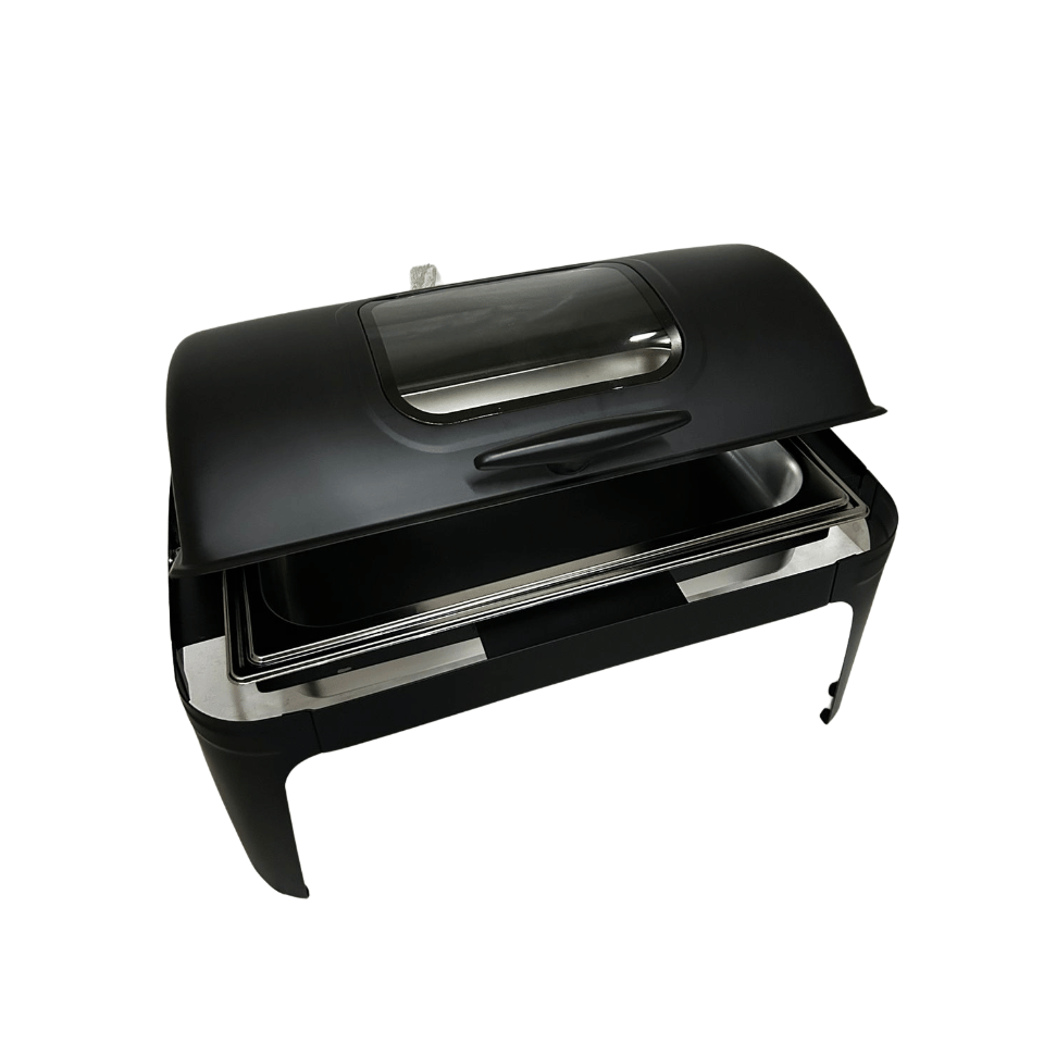 Chafing Dish - Roll Top With Window Black - Image 2