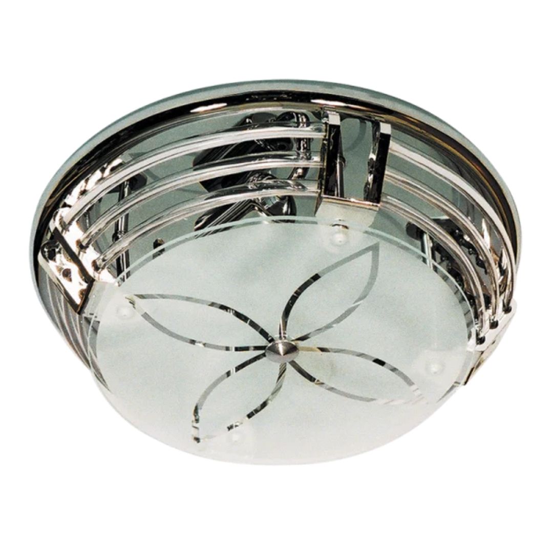 Ceiling Light - Perspex Ring with Frosted Glass