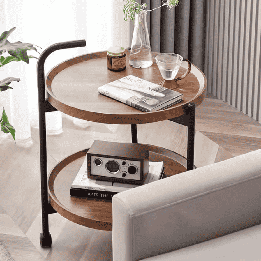 Elegant Wooden Server Trolley - Image 8