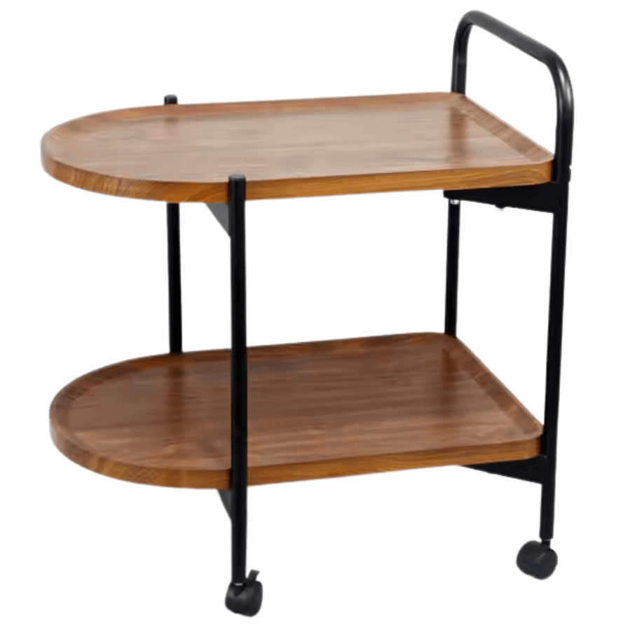Elegant Wooden Server Trolley - Image 6