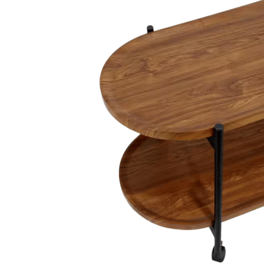 Elegant Wooden Server Trolley - Image 3