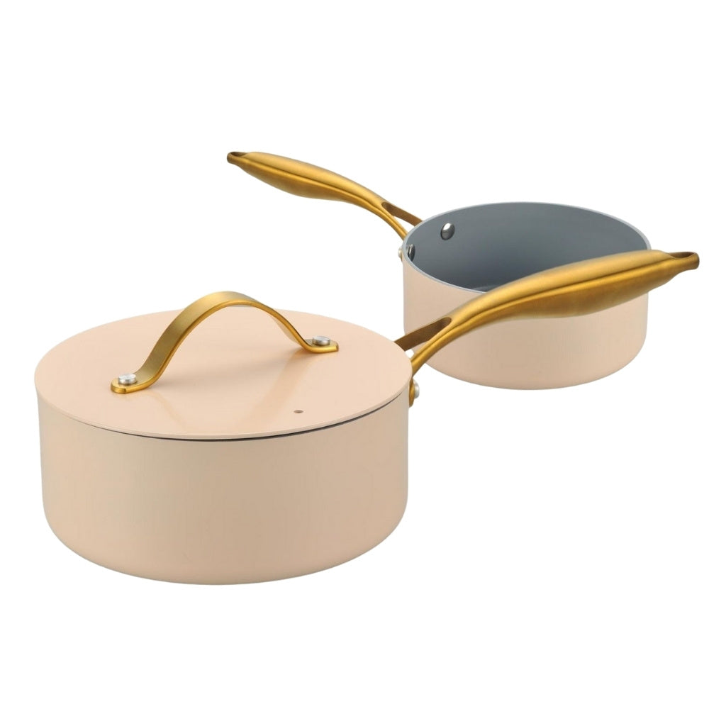 Siena 7-Piece Cookware Set Rose Gold - Image 2