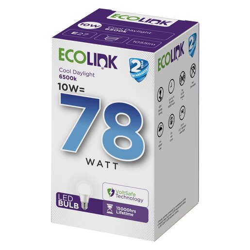 Ecolink LED Bulb – 10W | Warm White & Cool White
