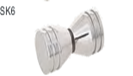 Shower knobs Chrome plated aluminum shower / glass door knobs SK6
