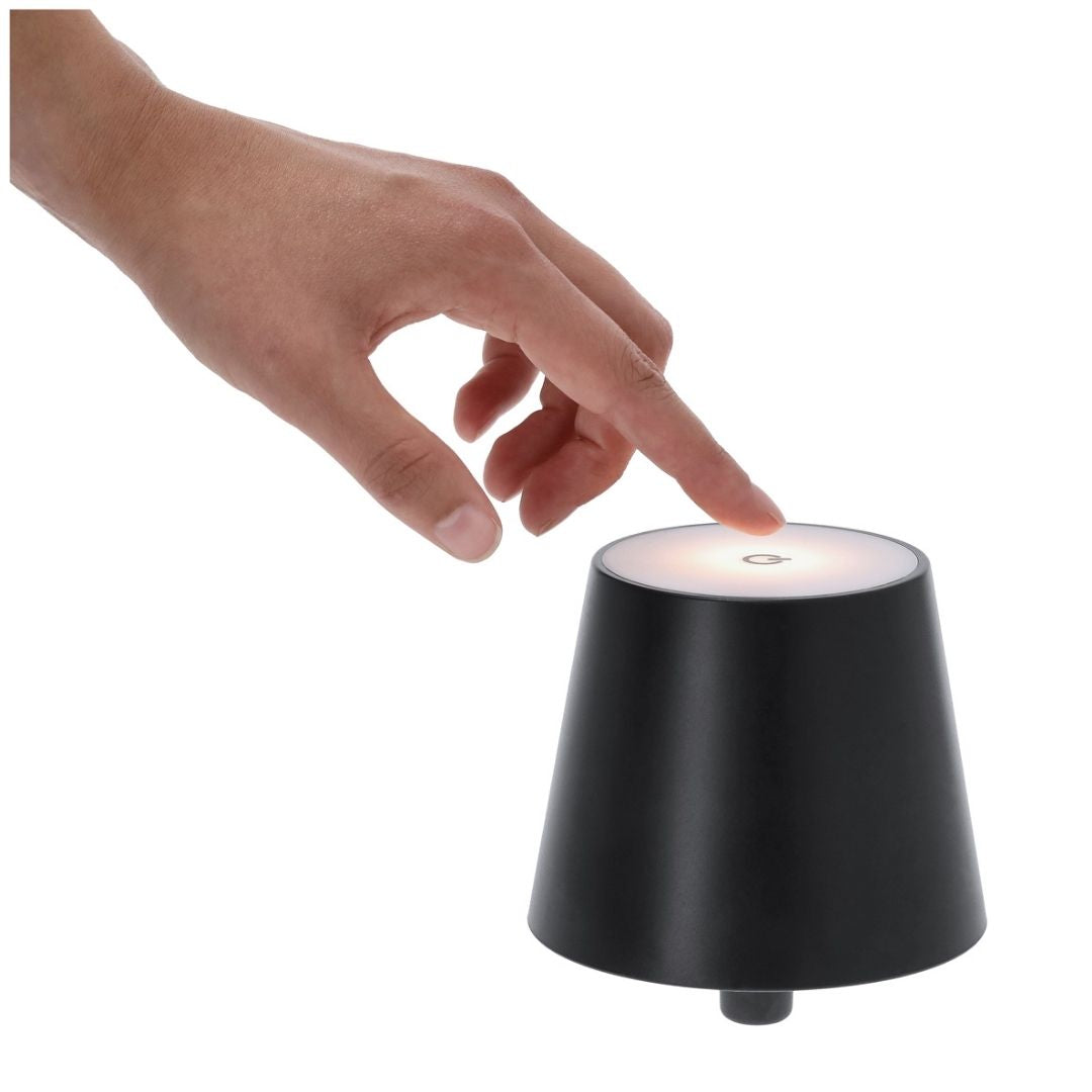 Rechargeable Bottle Lamp LED - Black - Image 4