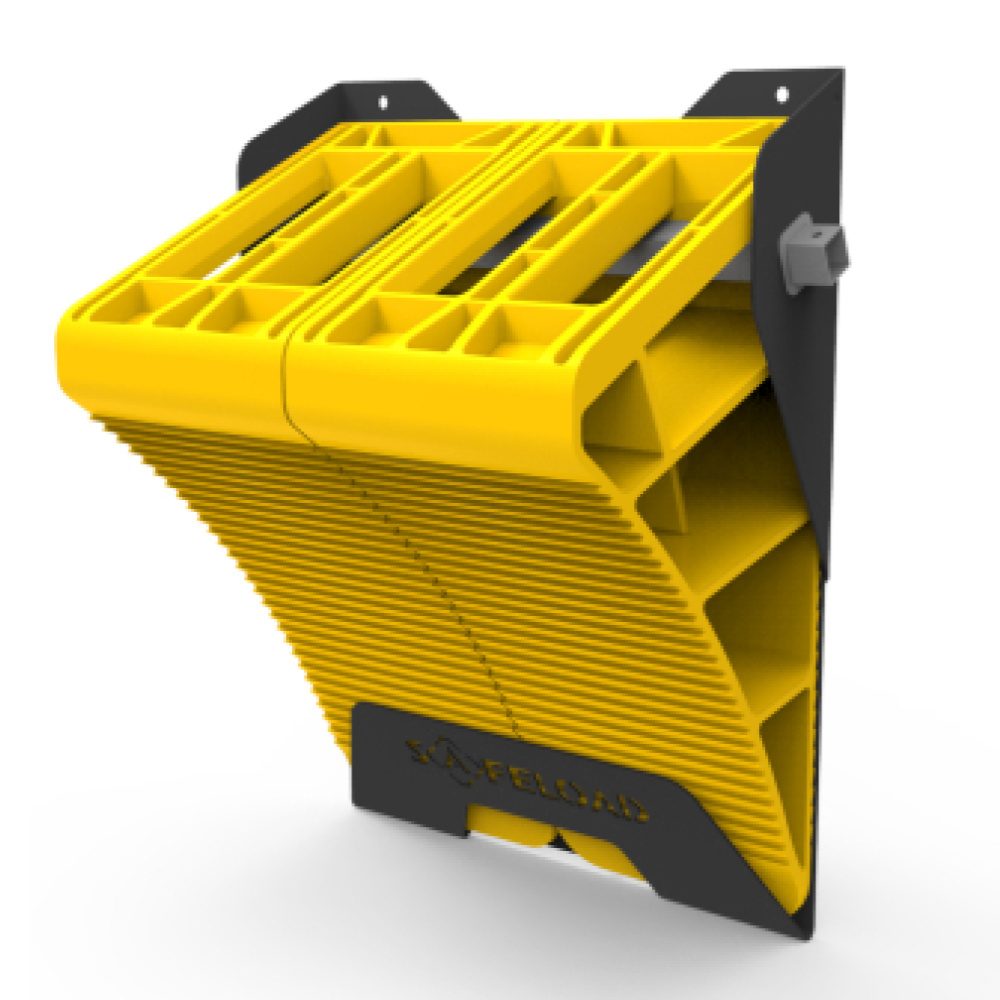 Mighty Chock Medium with Lockable Carrier (2 Chocks + 1 Carrier) – 20 Ton – MOQ 6, 120 and 260
