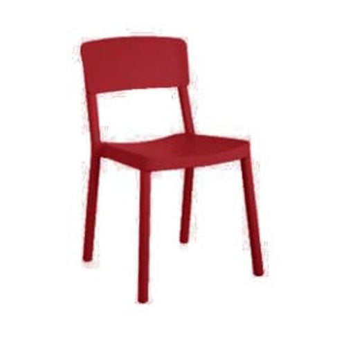 Solid Cafe Chair - Sofia armless chair - Image 3