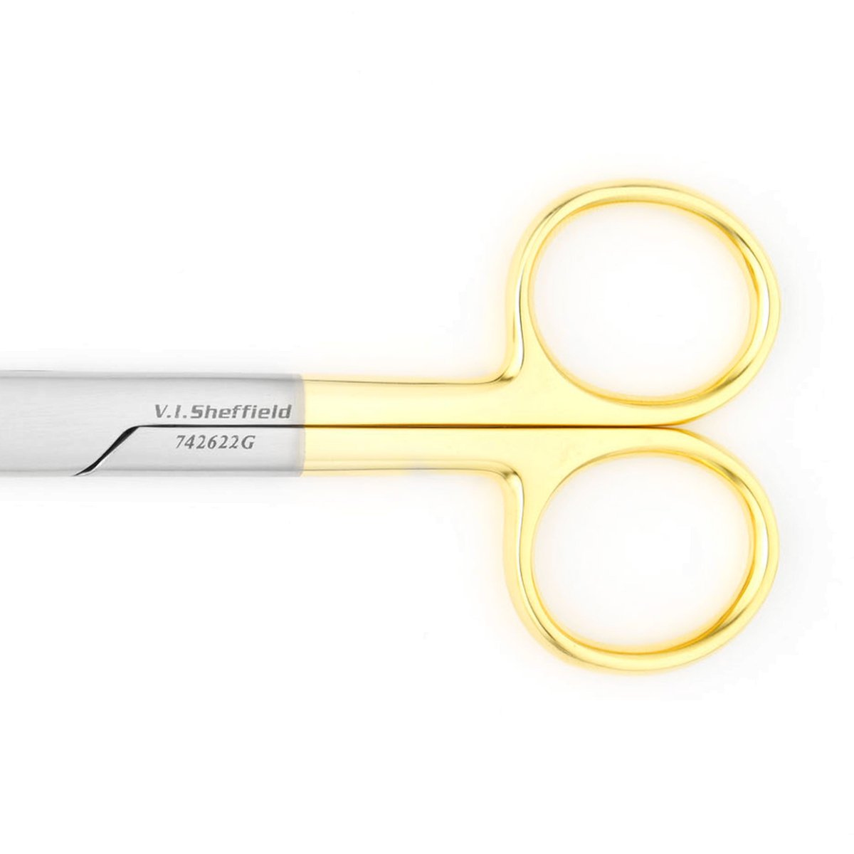 Standard Operating Scissors - 130mm - Curved - Coloured Handles - Image 4