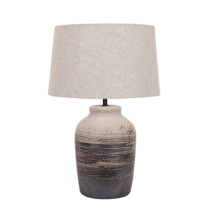 Table Lamp - Ceramic Base - Stone